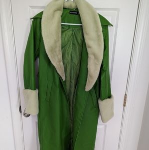 Green trench Jacket